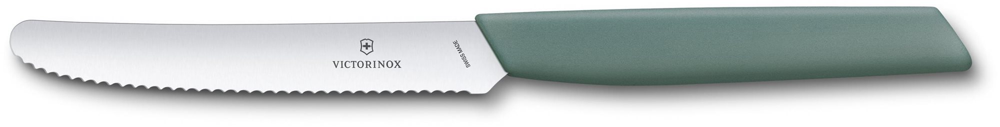 Victorinox Swiss Modern Nůž na rajčata 11 cm šalvějově zelený