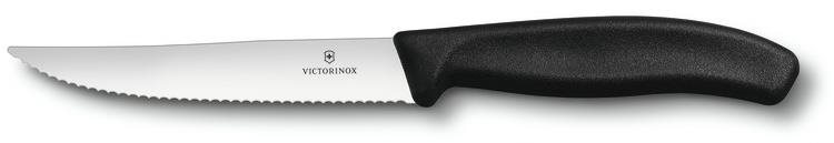 Victorinox steakový nůž, plast, vlnkové ostří 12cm