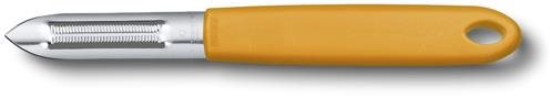 Victorinox škrabka na brambory s dvojitým vroubkovaným ostřím oranžová