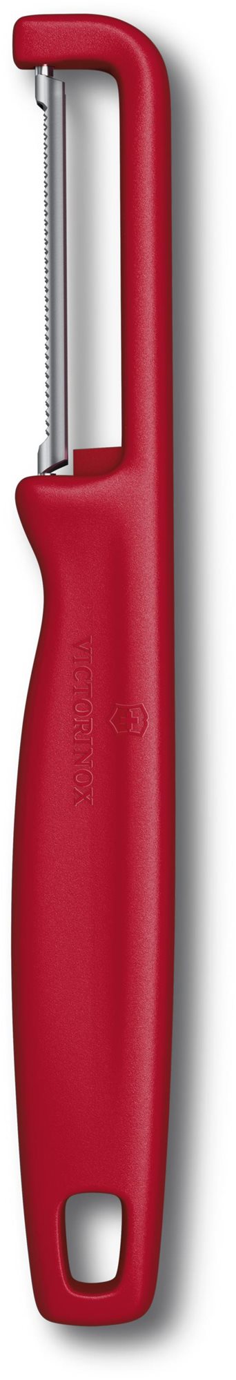 Victorinox Škrabka Iota s vroubkovaným ostřím červená