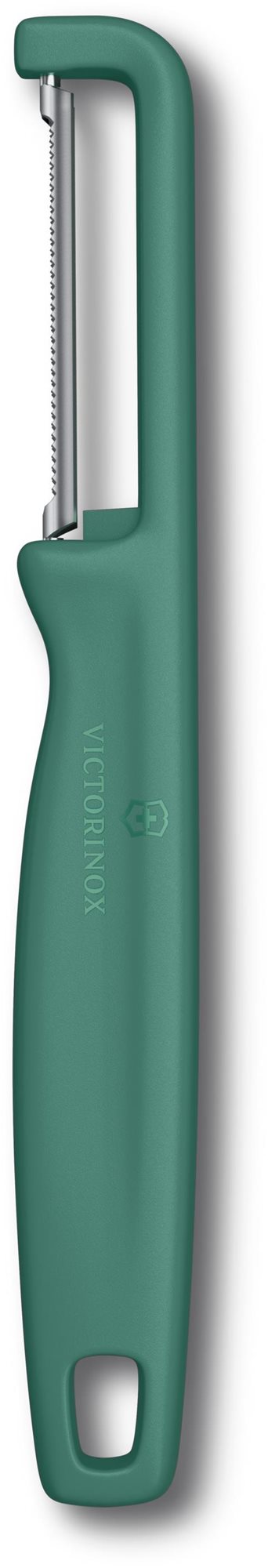 Victorinox Škrabka Iota s vroubkovaným ostřím zelená
