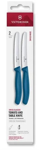 Victorinox Sada 2 ks nožů Swiss Classic 11 cm v krabičce, modré