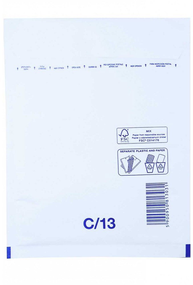 VIKPAP bublinková C13, bílá, 170 × 225 mm - balení 100 ks