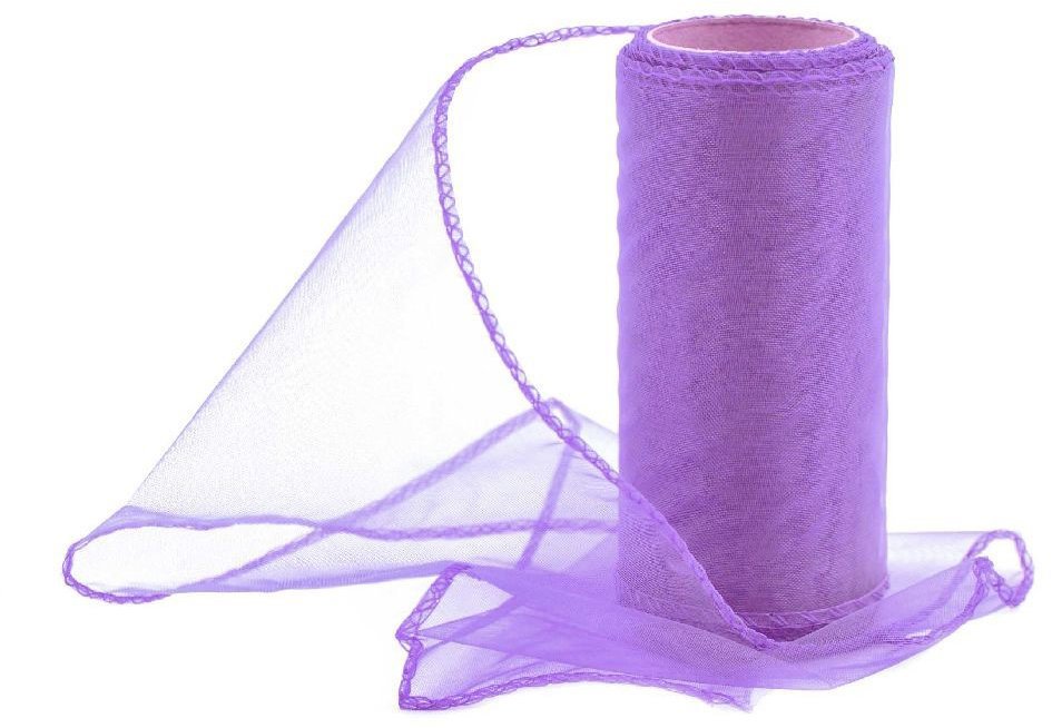 Vikpap Organza 12 cm/10y světle fialová