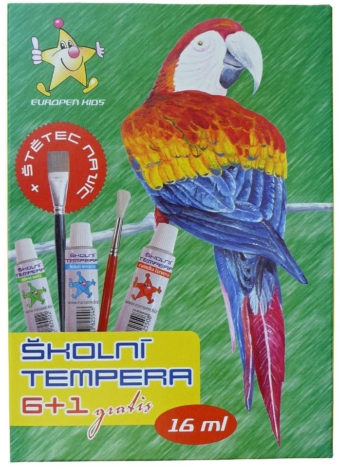TEMPUS se štětcem, 16 ml, 6+1 barev