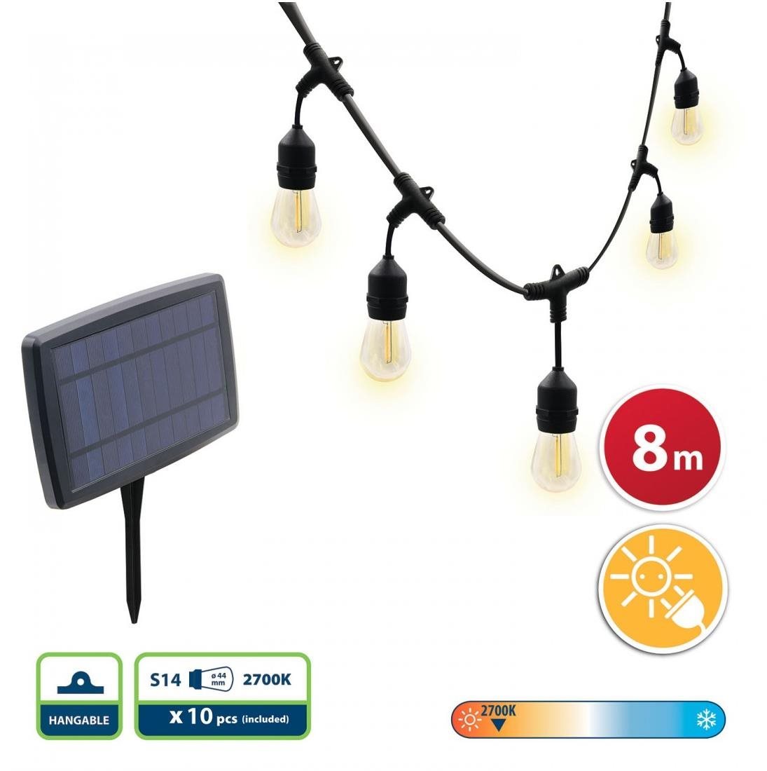 VELAMP LED solární světelný řetěz PS070S