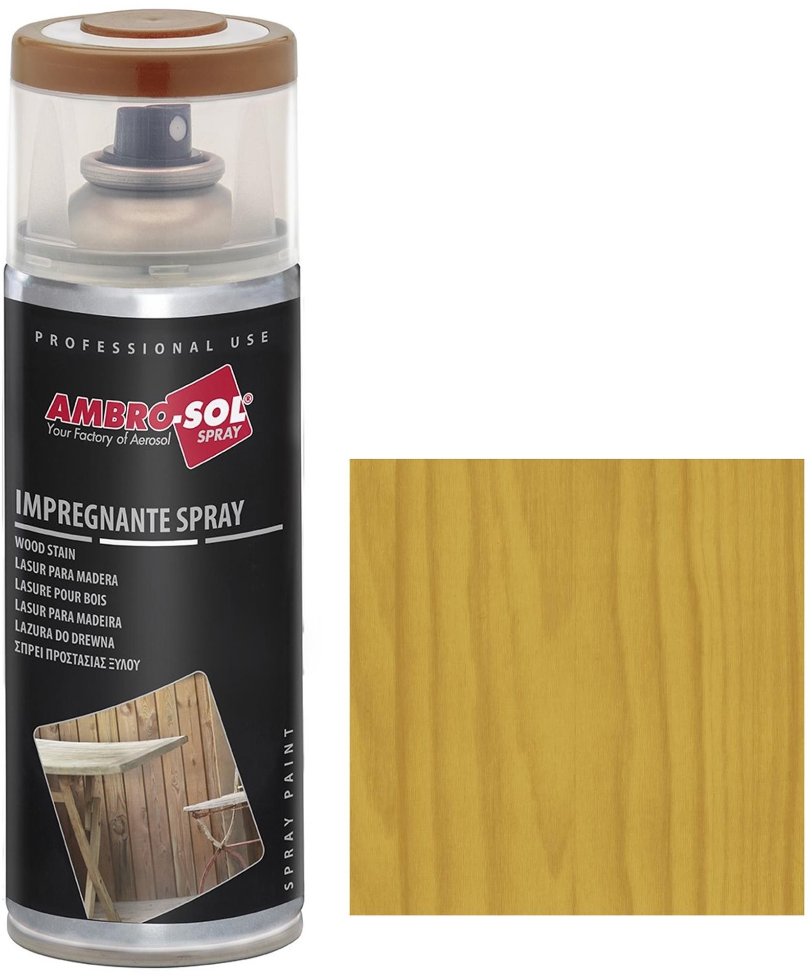Wilckens Lazura na dřevo ve spreji Wood Stain, 400 ml, AS.V407RO