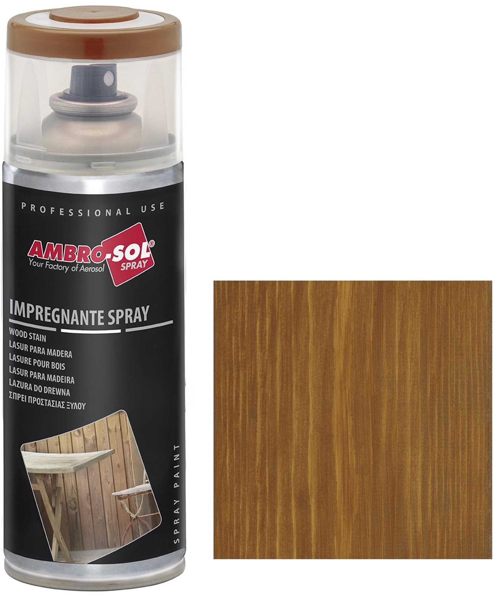 Wilckens Lazura na dřevo ve spreji Wood Stain, 400 ml, AS.V407TE