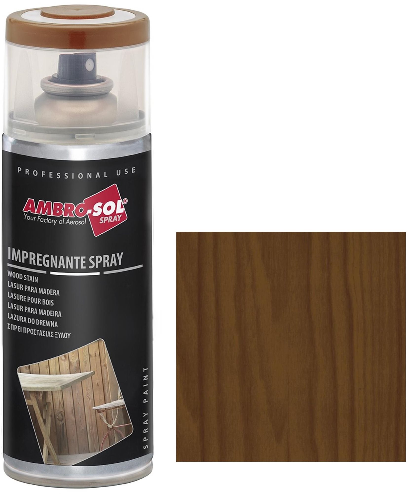 Wilckens Lazura na dřevo ve spreji Wood Stain, 400 ml, AS.V407NS