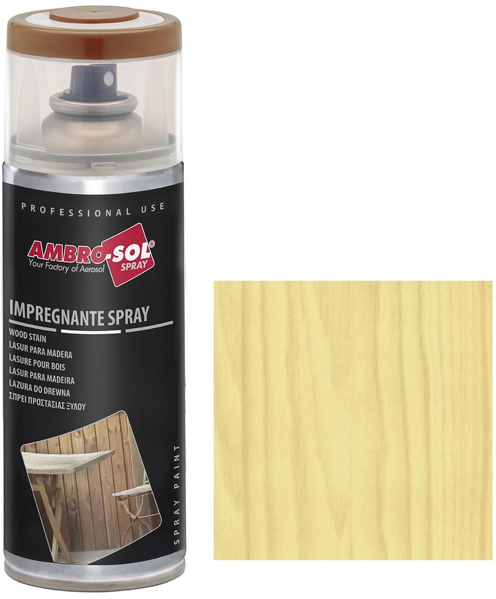 Wilckens Lazura na dřevo ve spreji Wood Stain, 400 ml, AS.V407TR