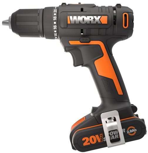 WORX Vrtačka AKU 20V 45 Nm WX108 20V (2x2 Ah)