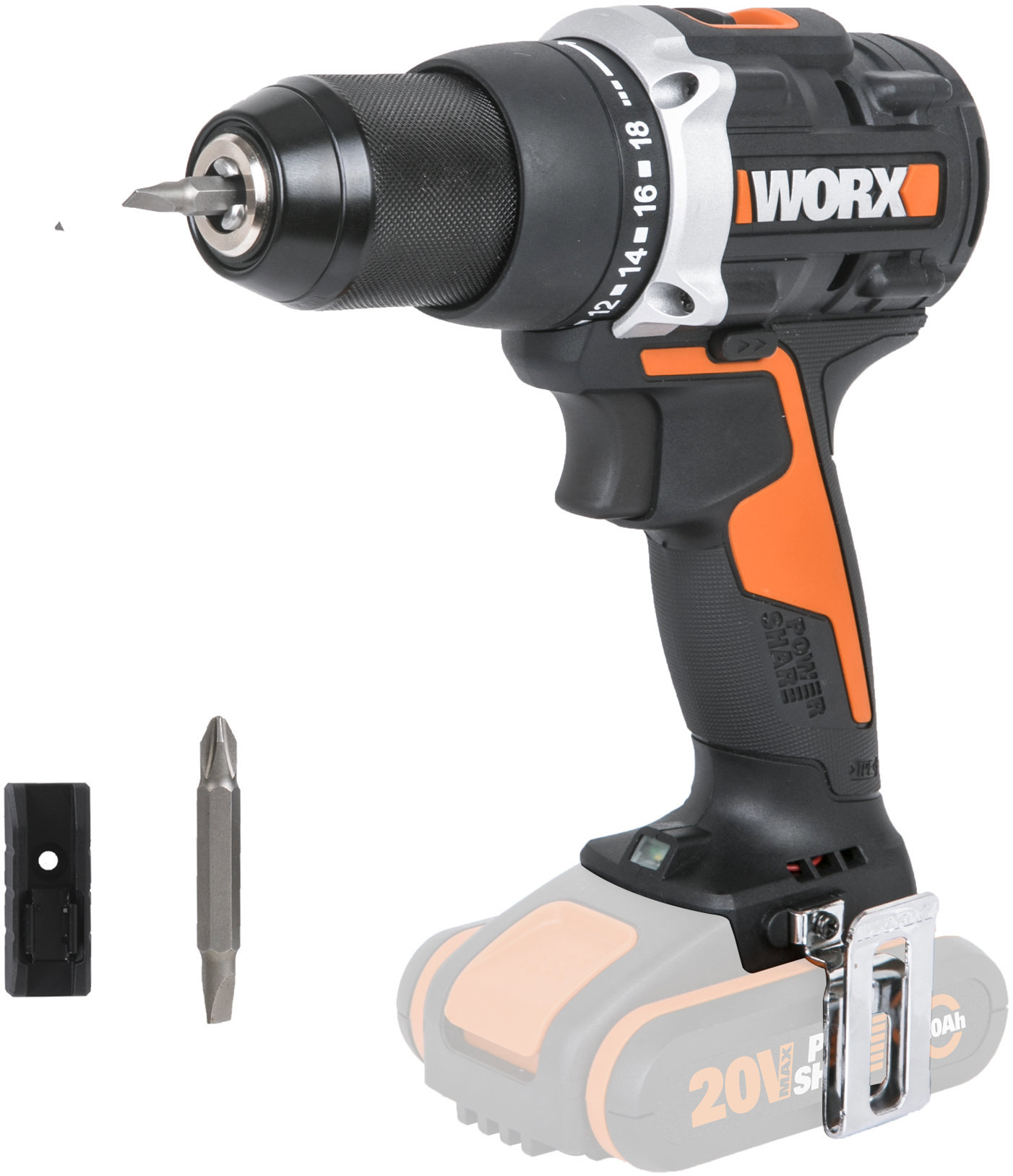 WORX Vrtačka AKU 20V 60 Nm WX102.9 (bez AKU)