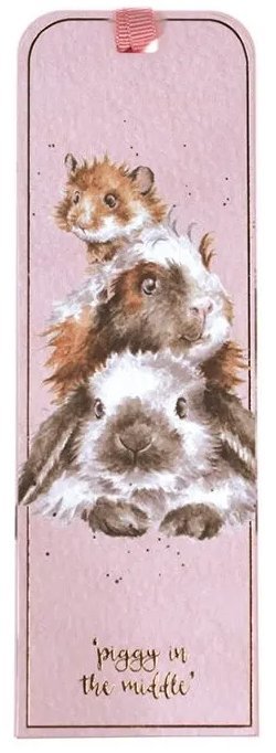 Wrendale Designs Záložka do knihy Morče, křeček a králík