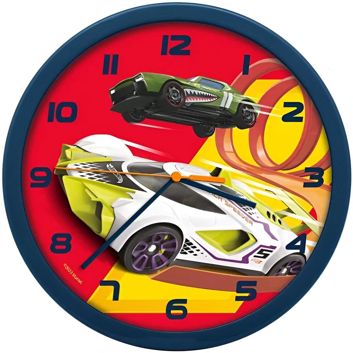 Nástěnné hodiny - Hot Wheels