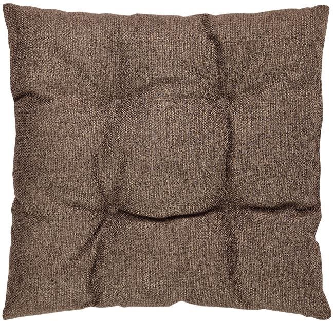 4sleep Sedák na židli 45 × 45 cm Artemis – hnědý