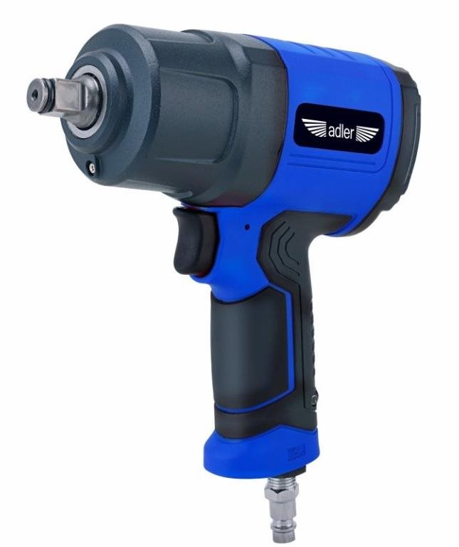 Adler Pneumatický rázový utahovák 1650 Nm 1/2" TWIN HAMMER 6,3 bar MA1808