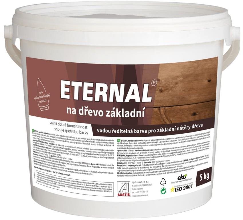 Austis Eternal na dřevo základní 5 kg, barva bílá