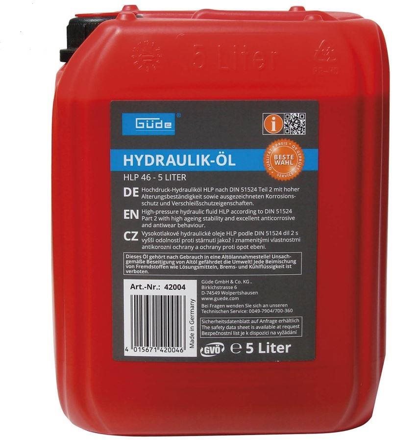 Güde Hydraulický olej Hlp 46 5 l