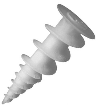 WT WINTECH Turbo hmoždinka 7 × 25 nylon do sádrokartonu, 100 ks