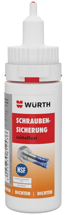 Würth Lepidlo pro středně pevné zajištění závitů DOS, modré, 25 g