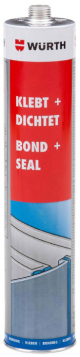 Würth Konstrukční lepidlo K+D, černé, 310 ml