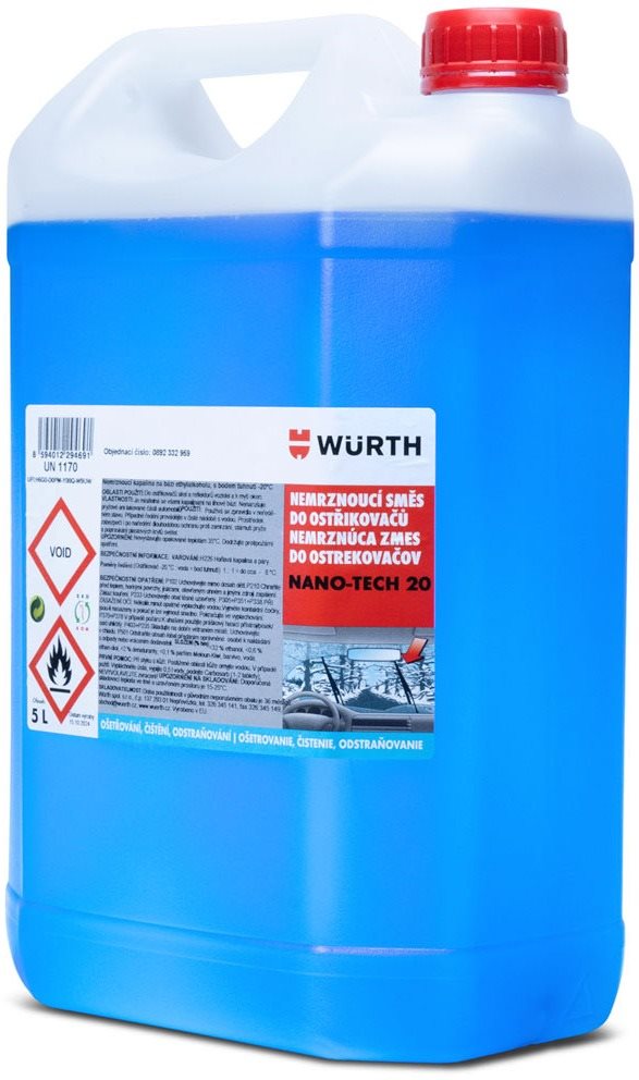 Würth nemrznoucí směs do ostřikovačů 5 l