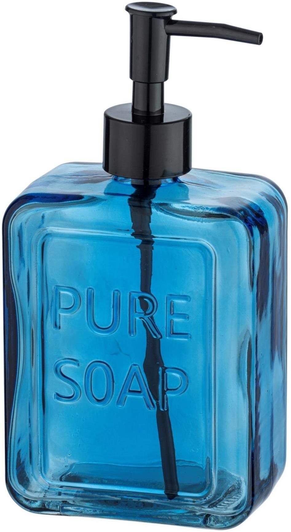 Wenko PURE 550 ml skleněný modrý