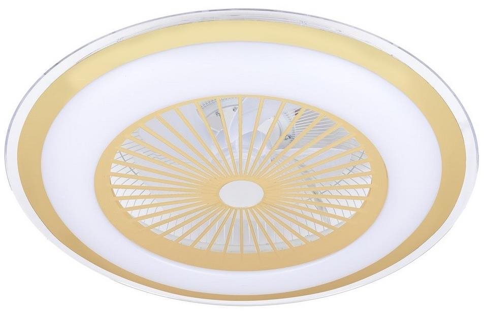 Brilagi Ronda led/48W/230V, stmívatelné s ventilátorem, zlaté + DO