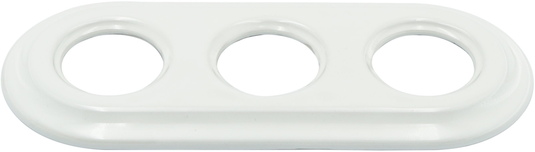 X-Site Retro rámeček trio keramika 3 × A100mm bílý