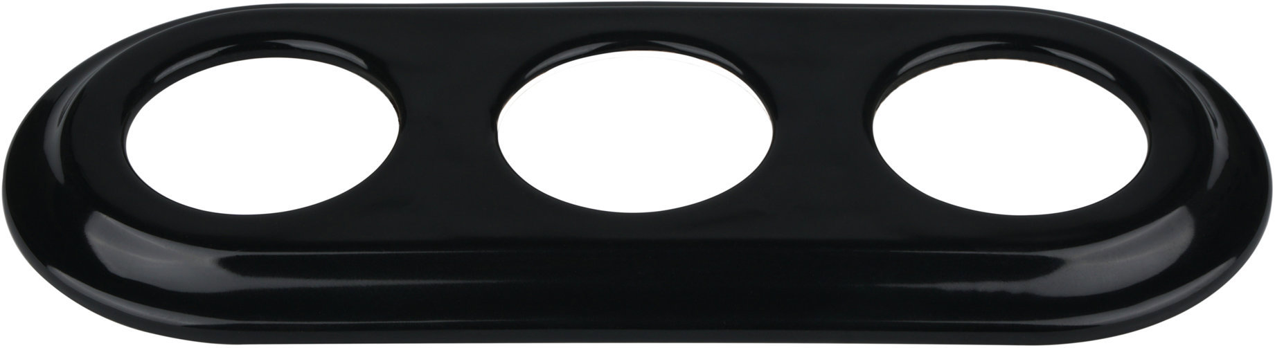 X-Site Retro rámeček trio keramika 3 × A100mm černý