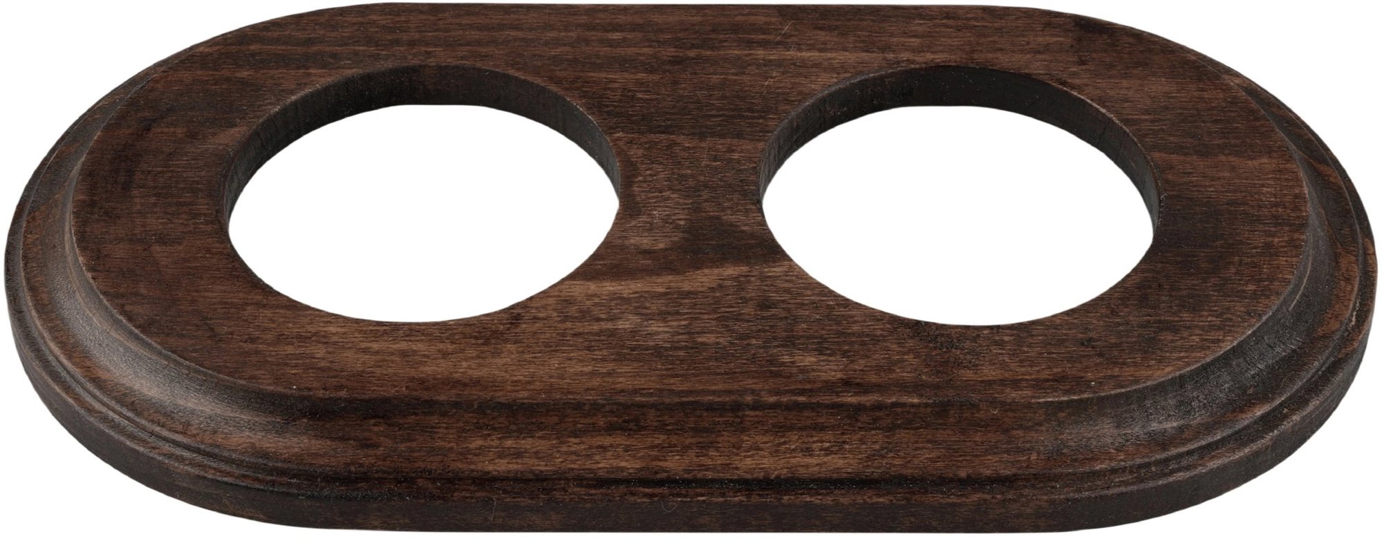 X-Site Retro rámeček duo dřevo 2 × A100mm tmavý