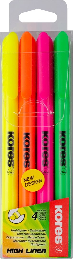 KORES HIGH LINER sada 4 barev