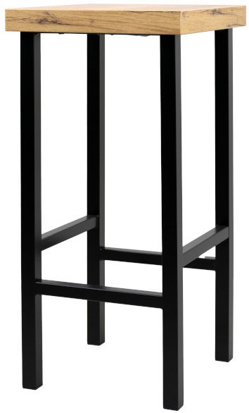 YLD Stolička PRIZY 30 × 30 × 60 cm, kov/dřevo