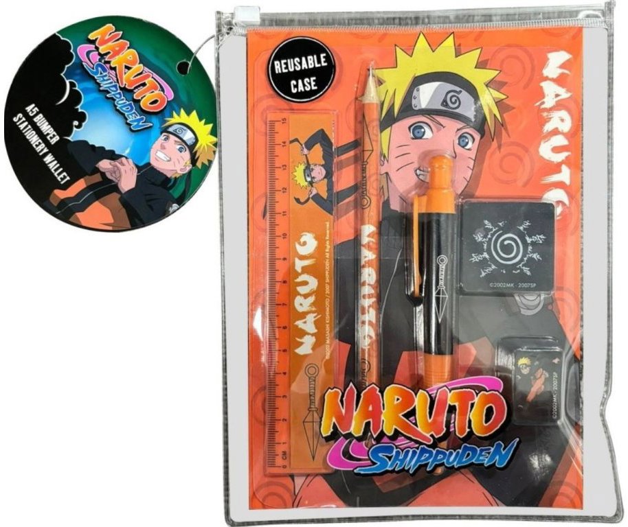 Naruto Shippuden: Naruto Uzumaki - set s blokem