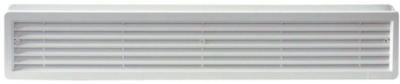Mřížka větrací dveřní VMD, 400 x 130 mm, 2 ks, bílá 0231