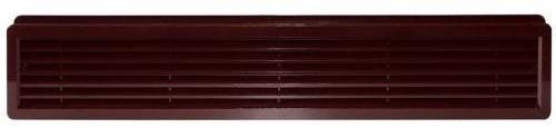 Mřížka větrací dveřní VMD, 400 x 130 mm, 2 ks, hnědá 0232