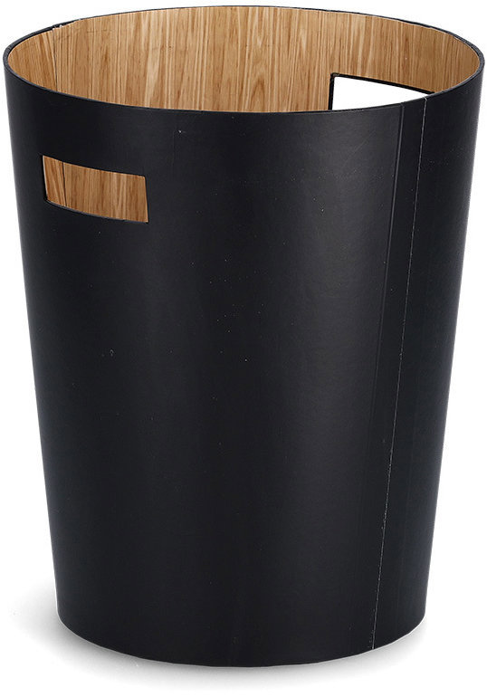 ZELLER Koš na papír lisovaný 25 × 30 cm, černý