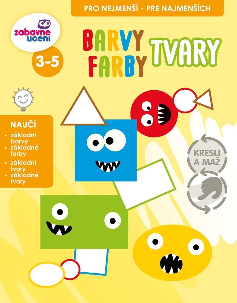 Zábavné učení Kresli a maž - Barvy, tvary