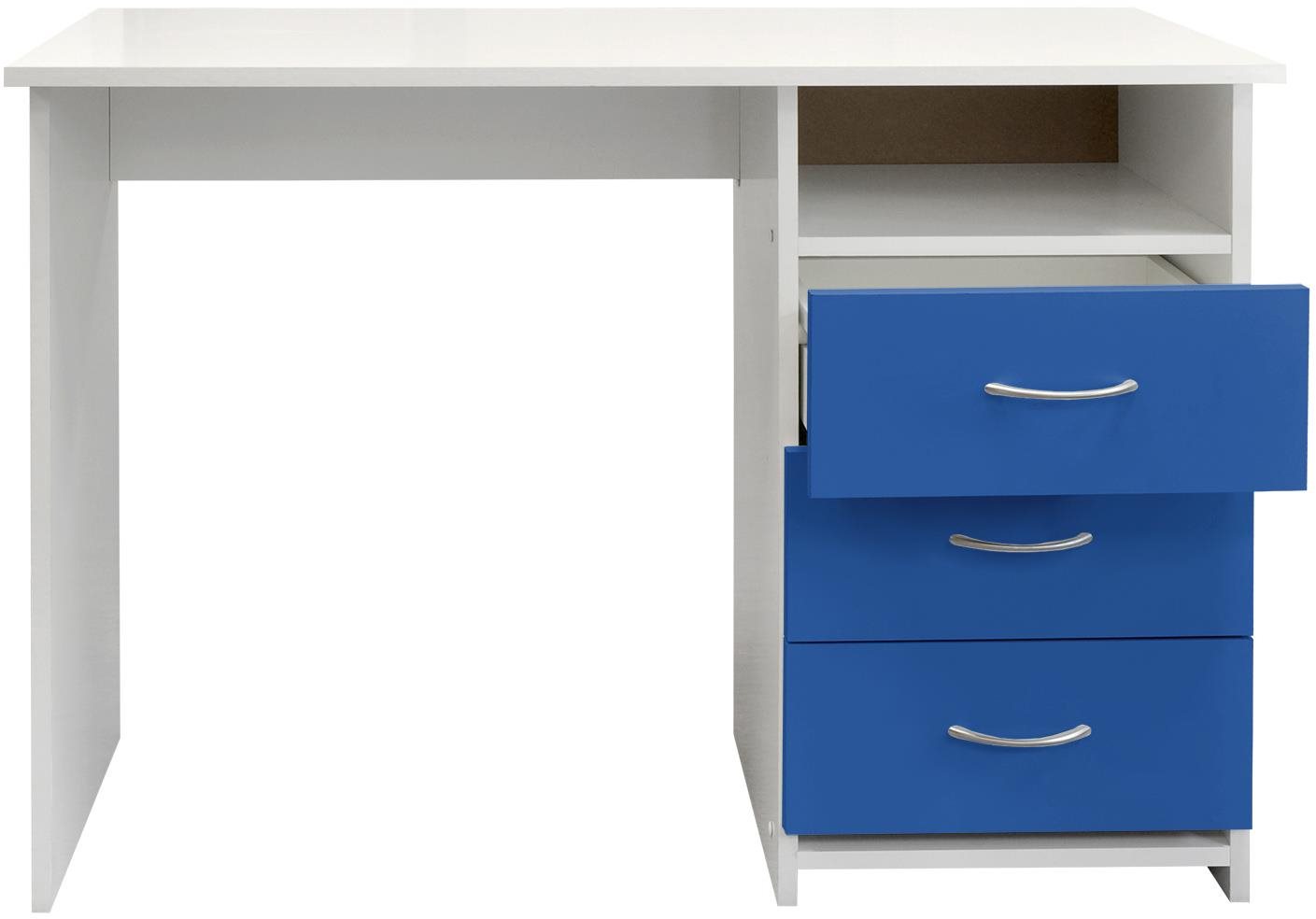 IDEA nábytek Psací stůl 44 modrý/bílý