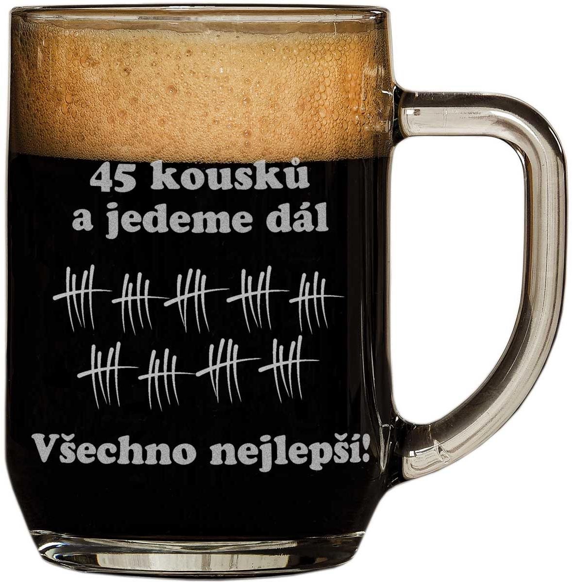 Půllitry.cz pro pivaře k 45. narozeninám
