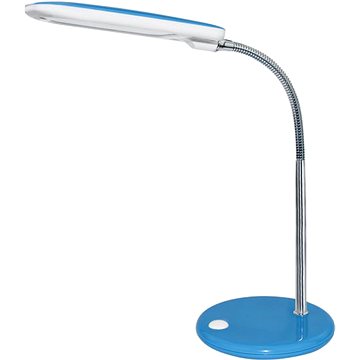LED stolní lampička s vypínačem BAZ 5W/230V/4000K/340Lm/120°/IP20, modrá (15205LEDBE)