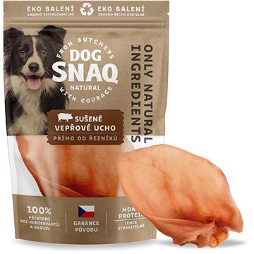 Dog Snaq Vepřové ucho sušené 1ks (KU99180)