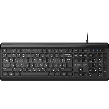 Eternico Home Keyboard Wired KD2020 černá - UA (AET-KD2020UABN)