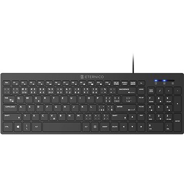 Eternico Home Keyboard Wired KD2021 černá - CZ/SK (AET-KD2021CSBN)