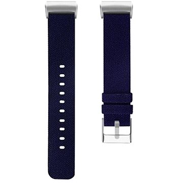 Eternico Canvas tmavě modrý (Large) pro Fitbit Charge 3 / 4 (AET-FBFCS501L)
