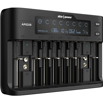 AlzaPower Battery Charger AP820B (APW-CHAP820B)