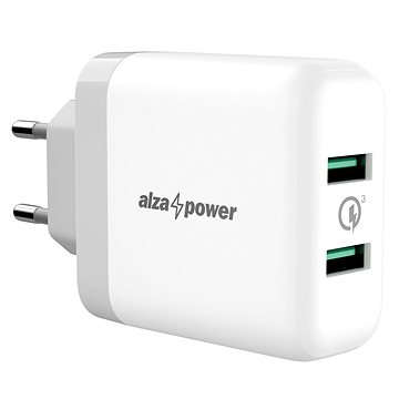 AlzaPower Q200 Quick Charge 3.0 bílá (APW-CCQ200W)