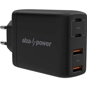AlzaPower G300 GaN Fast Charge 100W černá (APW-CCG300B)