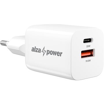 AlzaPower A133 Fast Charge 33W bílá (APW-CCA133W)