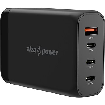 AlzaPower M420 Multi Charge Power Delivery 130W, černá (APW-MP1A3CG2)